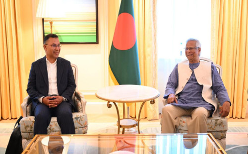 প্রধান উপদেষ্টার সঙ্গে সাক্ষাৎ করতে যমুনায় তারেক রহমান 