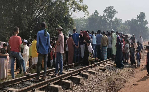 দুই সন্তানসহ ট্রেনের নিচে ঝাঁপ দিলেন মা 