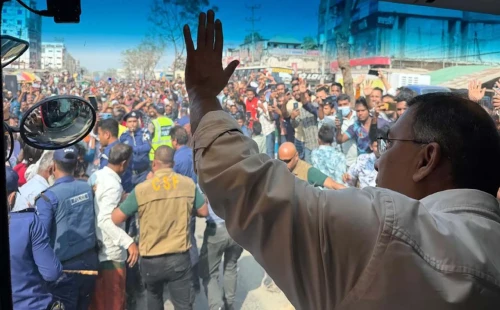 ময়মনসিংহে তারেক রহমান, বিকেলে যোগ দেবেন জনসভায় 