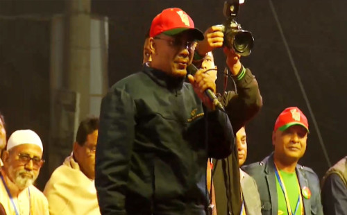 ‘হ্যাঁ’র পক্ষে ভোট চাইলেন তারেক রহমান 