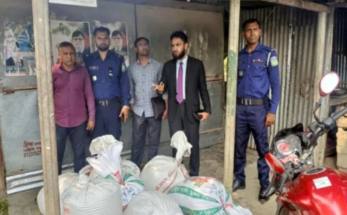 ময়মনসিংহে দুই হাজার কেজি ভিজিএফ চাল জব্দ 