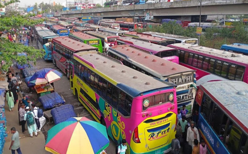 চন্দ্রায় যানবাহনের চাপ, ৮ কিলোমিটারজুড়ে ধীরগতি 
